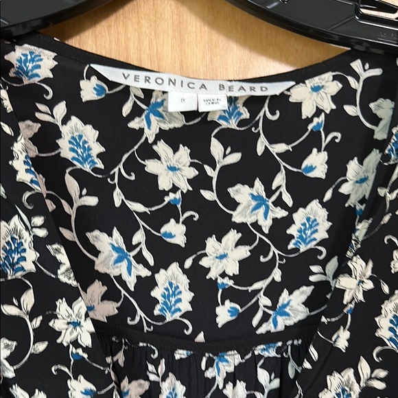 Veronica Beard Dresses & Skirts - Veronica Beard Black and Blue Scoop Neck Sundress